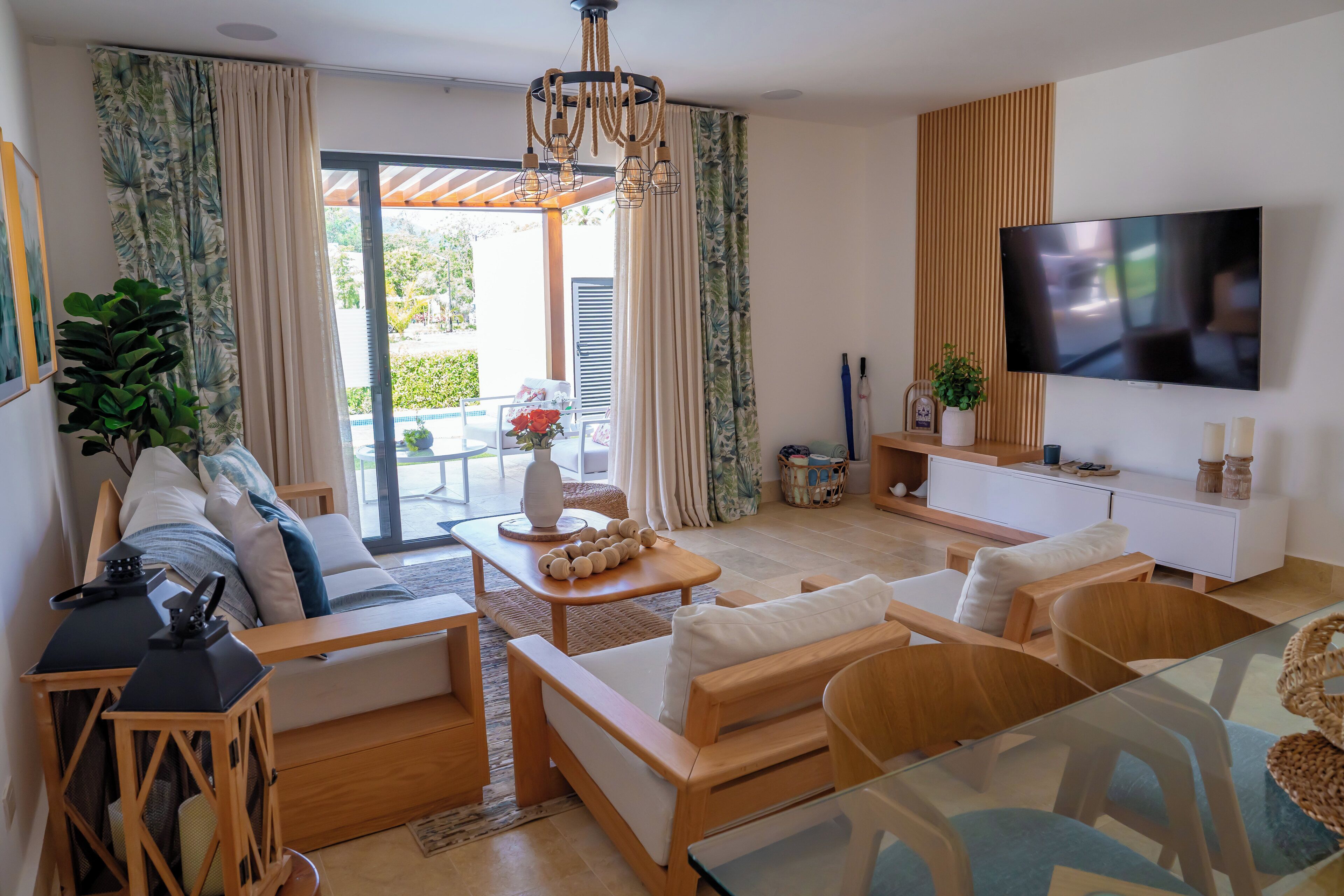 En 32-tommers smart-TV med kabel-kanaler samt TV