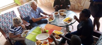 A beautiful scenary facing mt Elgon