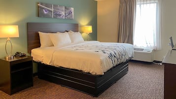 Blackout drapes, iron/ironing board, free WiFi, bed sheets