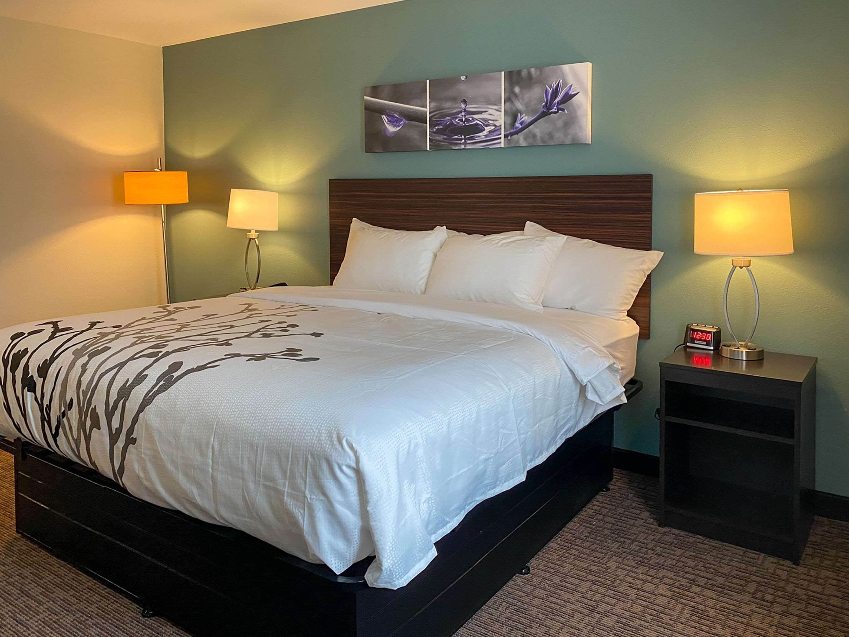 blackout curtains, iron/ironing board, free wifi, bed sheets