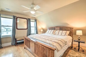 6 habitaciones, escritorio y tabla de planchar con plancha 