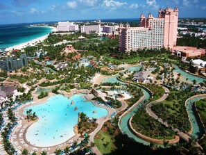 Outdoor pool - 2 Bedroom Lock-out, Harborside Resort at Atlantis, Sleeps 8 - Full Resort Access (Paradise Island)
