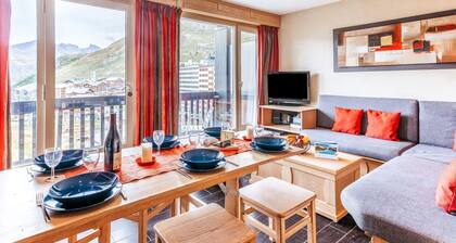 Confortable appartement pour 6 personnes avec WIFI, TV et balcon