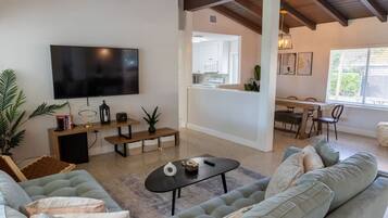 Smart TV, table tennis, books