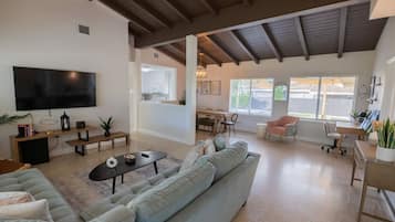 Smart TV, table tennis, books