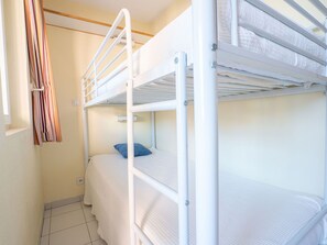 1 غرفة نوم وسرير سفر وواي فاي وملاءات أسرّة