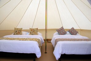 Premium bedding, individually decorated, individually furnished