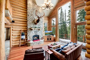TV, fireplace, stereo, offices