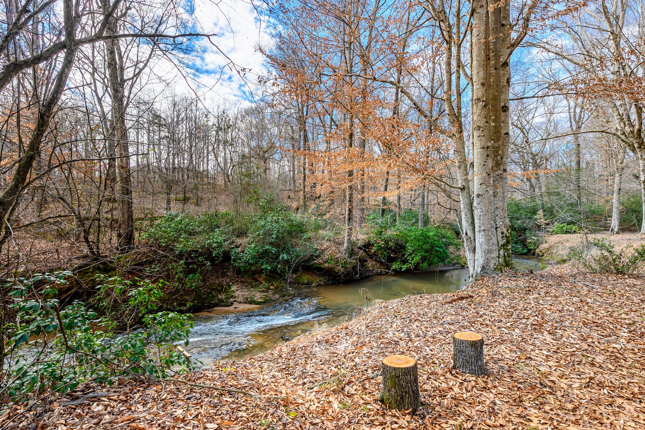 Home on 6 acres 🏠 with creek.  5min to downtown Pickens, close to Table Rock 🏞