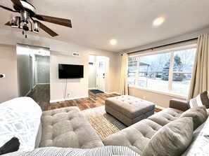 Smart TV, video games, ping pong, books