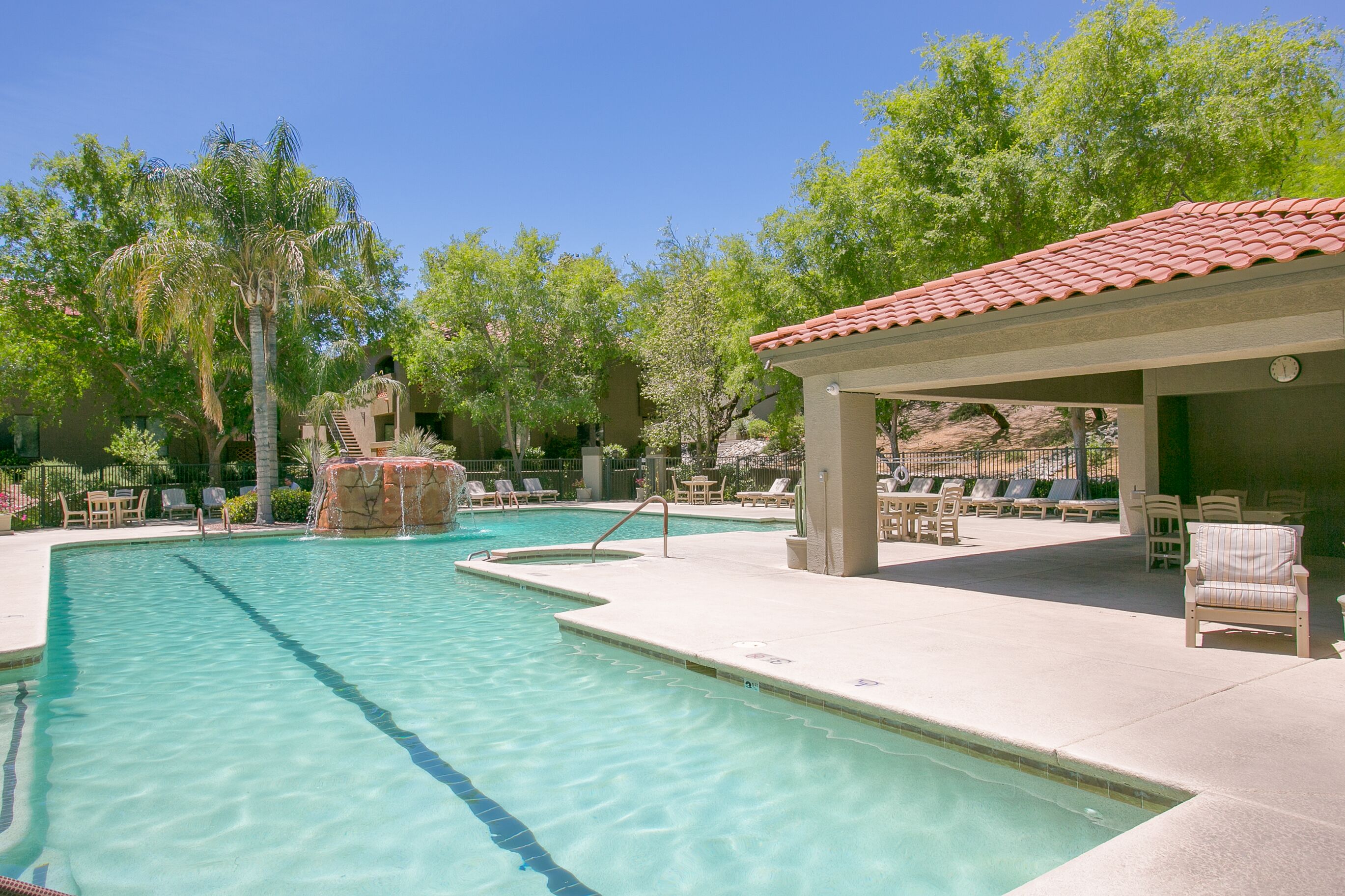 Piscine extérieure, piscine chauffée