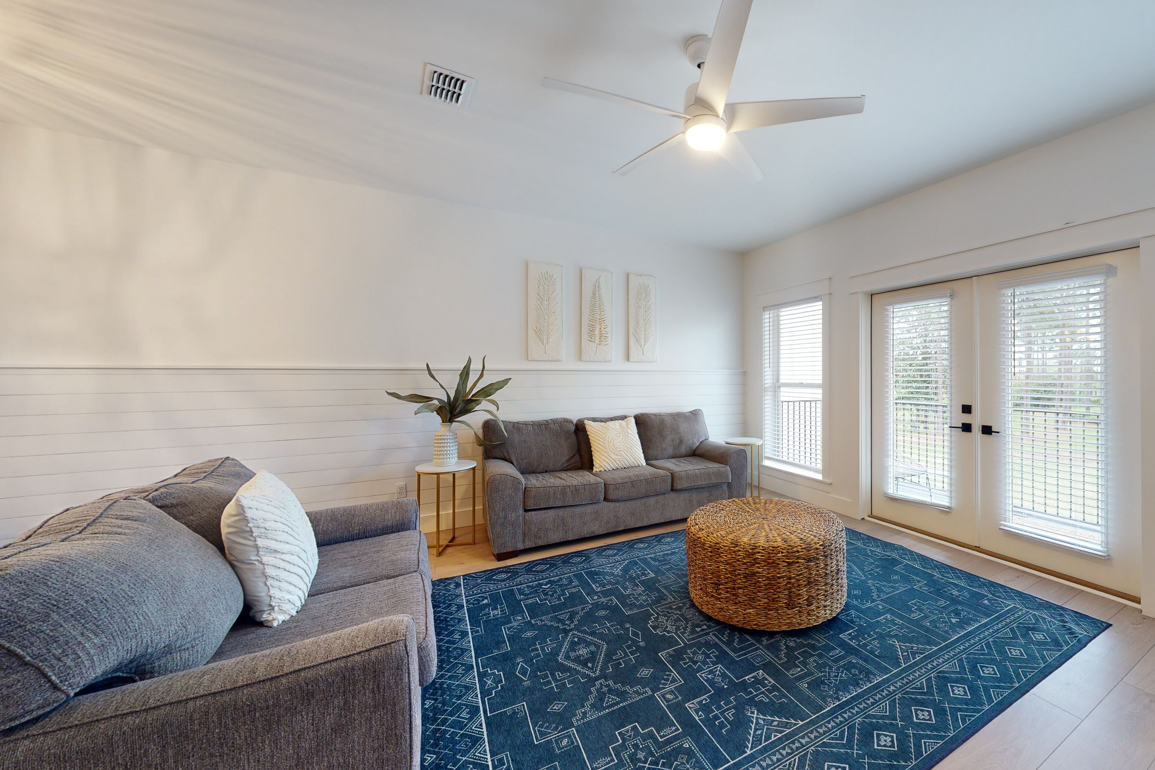 Stylish home with pool, golf cart, and lounging- half-mile to the beach