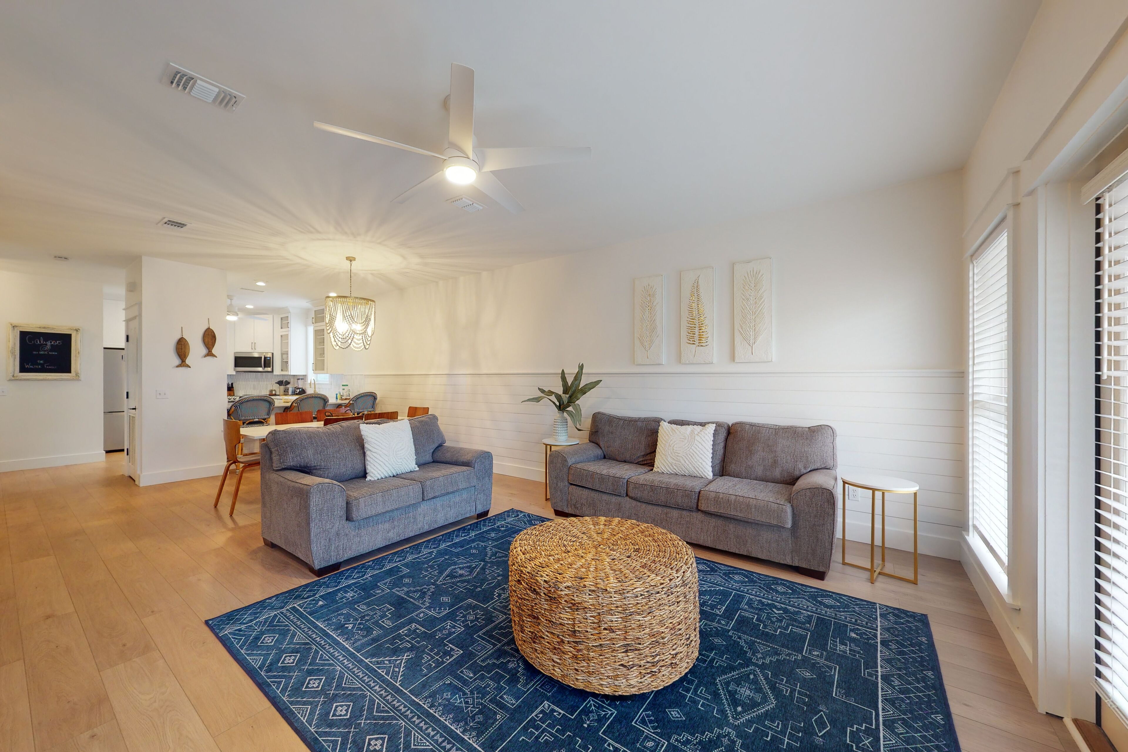 Stylish home with pool, golf cart, and lounging- half-mile to the beach