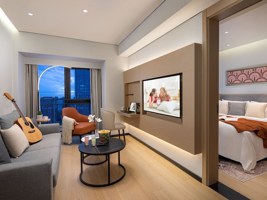 Deluxe Room, 1 Bedroom | Down comforters, desk, laptop workspace, soundproofing