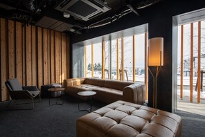 Sala de estar en el lobby