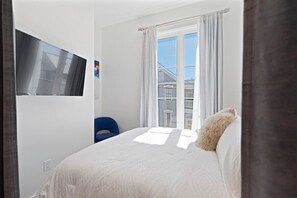 1 habitación, tabla de planchar con plancha, wifi gratis y ropa de cama 