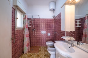 Regadera y secadora de cabello 