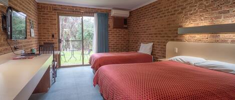 Free WiFi, bed sheets, wheelchair access