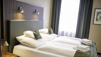 Tempur-Pedic-senge, gratis Wi-Fi, sengetøj