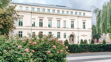 Façana frontal de l'allotjament