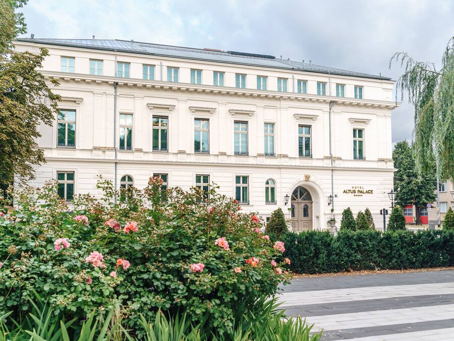 Façana frontal de l'allotjament