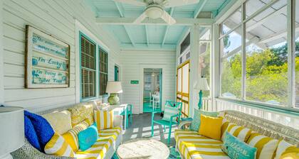 Private Pool + Whimsical Sleeping Porch Steps from Beach by Tybee Cottages