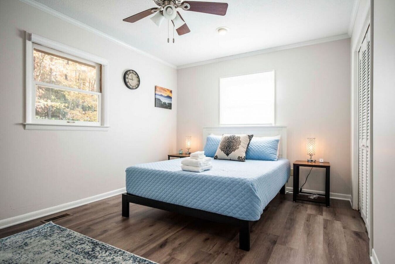 Easy lake access and game room