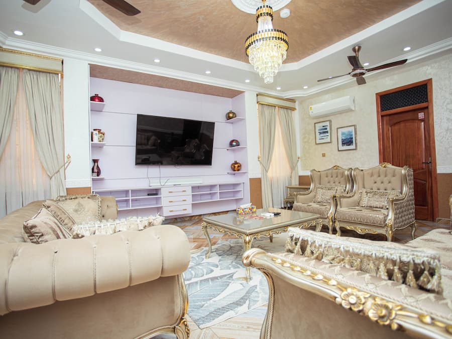 Deluxe suite | Individueel gemeubileerd, een bureau, een laptopwerkplek