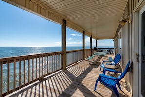 House, 4 Bedrooms | Property grounds - West Beach - Stay On The Sand! Gulf Views Galore, Only Steps To The Shore! 4 Bedroom Home by RedAwning (Dauphin Island)