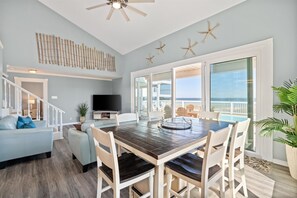 House, 3 Bedrooms | Dining - Easy Breezy - Waterfront And Wonderful! Private Pool - Pet Friendly! 3 Bedroom Home by RedAwning (Dauphin Island)