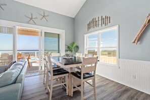 House, 3 Bedrooms | Dining - Easy Breezy - Waterfront And Wonderful! Private Pool - Pet Friendly! 3 Bedroom Home by RedAwning (Dauphin Island)