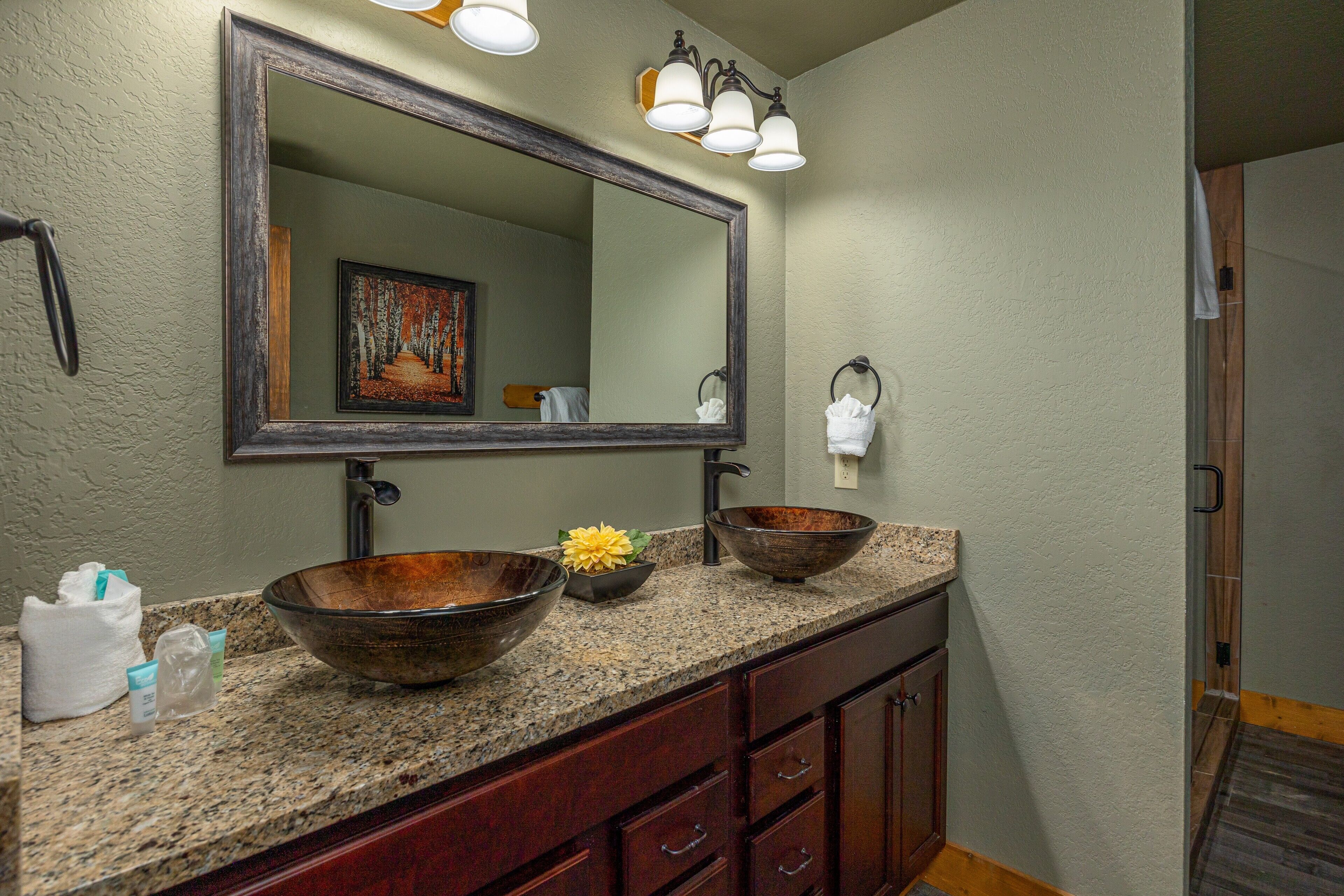 Heated indoor pool, sauna, jacuzzi, theater, game room plus more