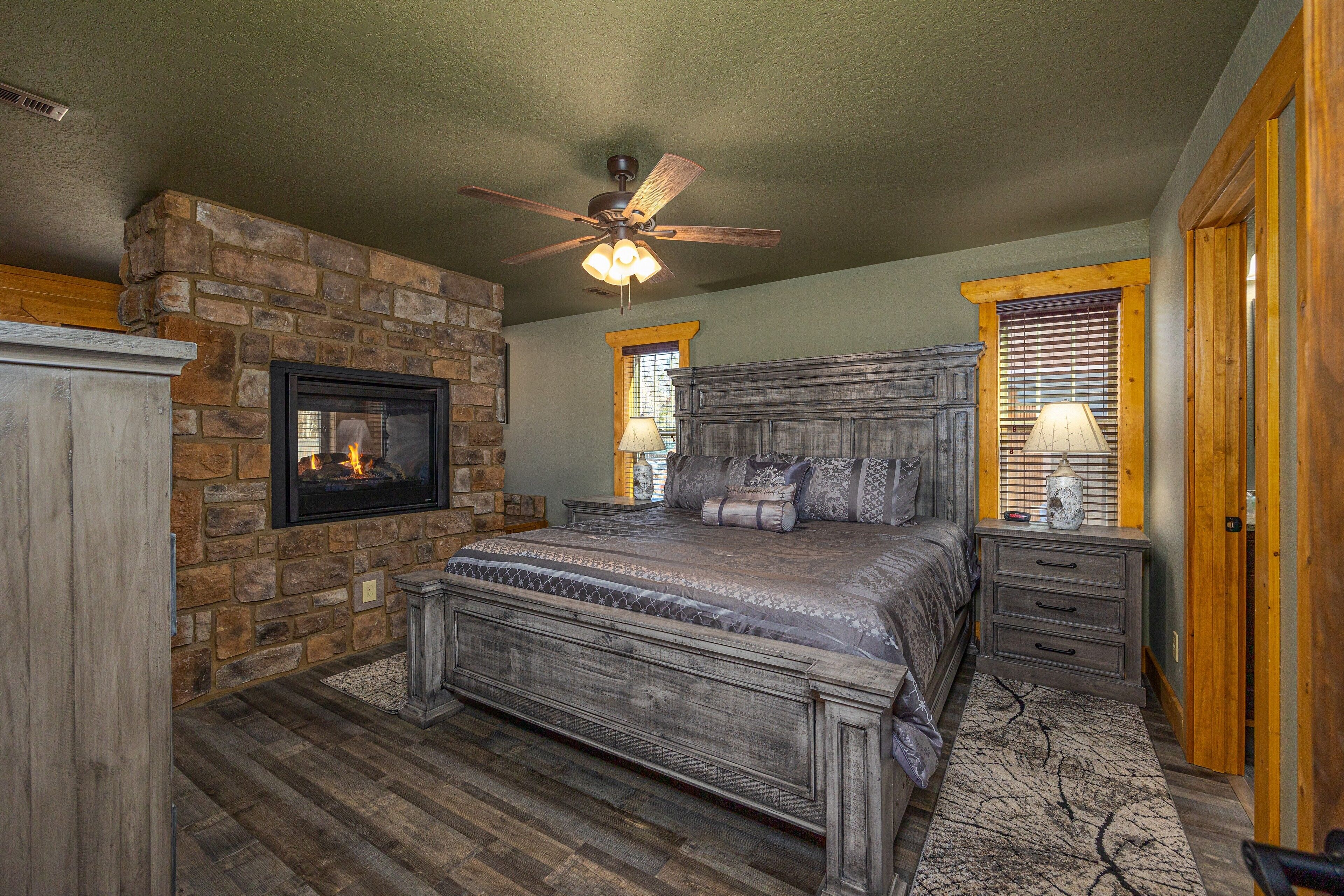 Heated indoor pool, sauna, jacuzzi, theater, game room plus more