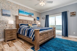 House, 4 Bedrooms | 4 bedrooms, free WiFi - Awake On The Gulf - Gulf Front! Gaze Up At The Stars From Your Large Deck While Listening To The Waves Crash. 4 Bedroom Home by RedAwning (Dauphin Island)