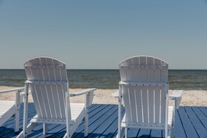 House, 5 Bedrooms | Beach | On the beach, beach towels - Blue Oasis - Private Backyard Beach - Pool, Hammocks, Kayaks, Even Crab Traps So You Can Catch Dinner! 5 Bedroom Home by RedAwning (Dauphin Island)