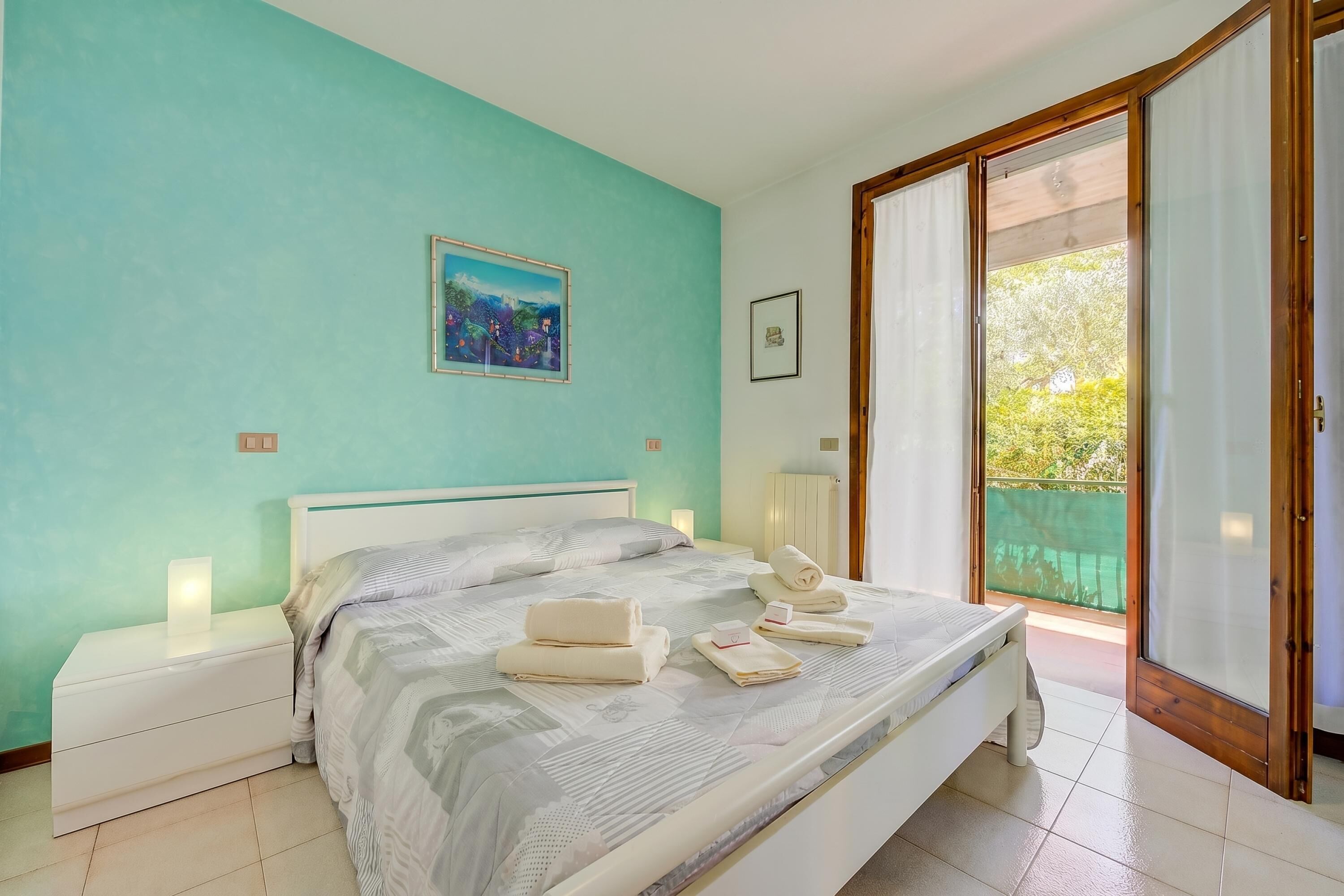 Apartemen Keluarga, beberapa kamar (Cinzia Apartment Front Beach) | 2 kamar tidur, Wi-Fi gratis, dan seprai linen