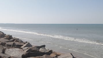 Vlak bij het strand