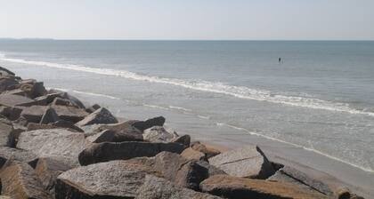 Le Courlis, two minutes from the beach