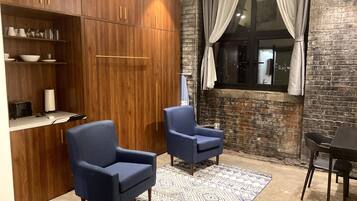 Blackout curtains, iron/ironing board, free WiFi