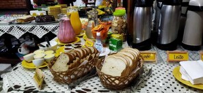 Frokostbuffé er inkludert hver dag