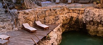 Private Cenote 18 guests luxury jungle lodge