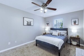 3 bedrooms, desk, iron/ironing board, WiFi