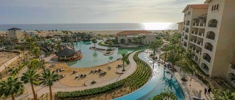 Outdoor pool, an infinity pool