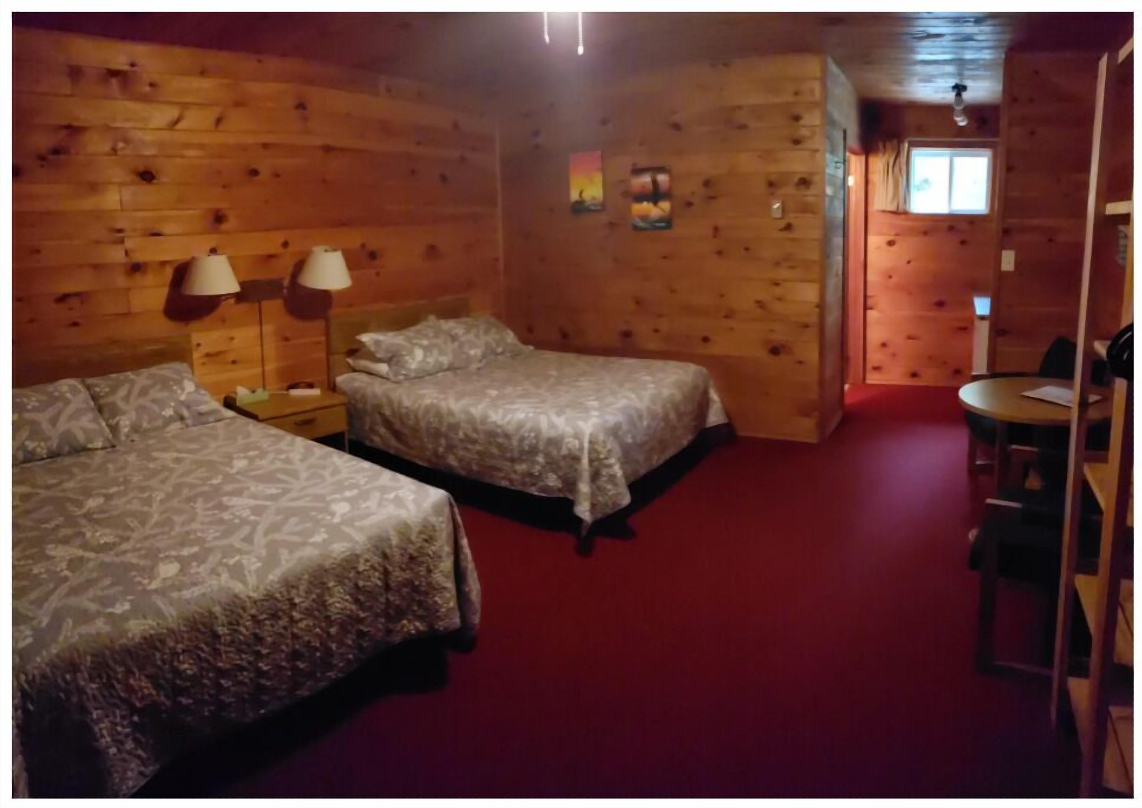 Motel Room M4 (Stair Access) | Blackout drapes, bed sheets