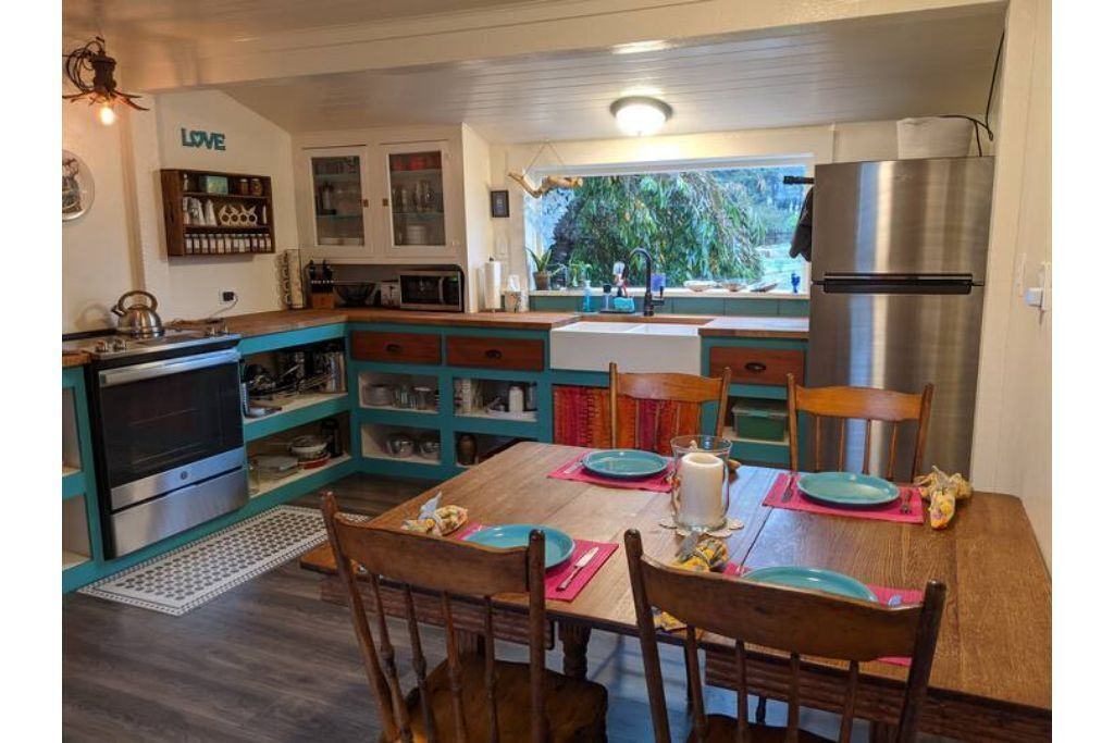 The Little Blue Farmhouse on the Mendocino Coast