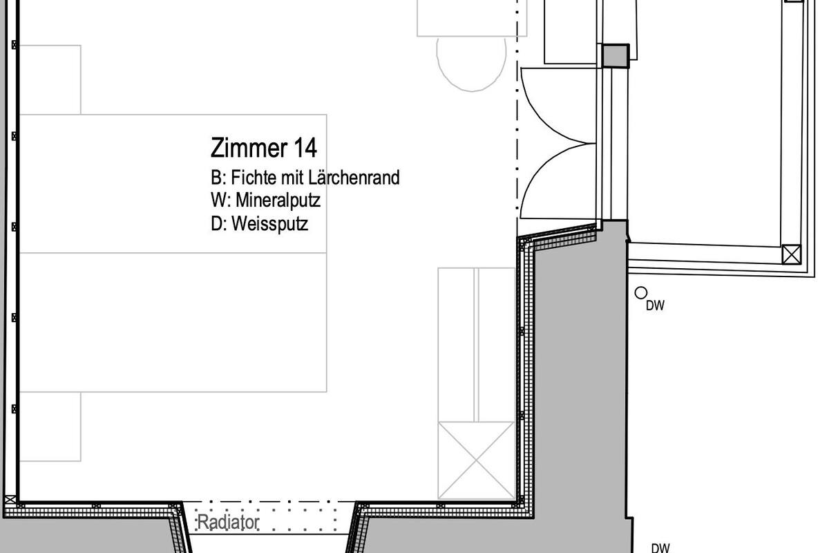 Comfort-Doppel- oder -Zweibettzimmer