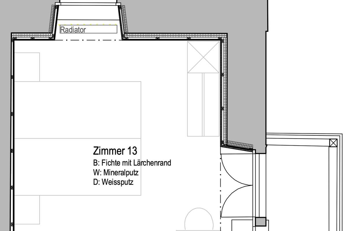 Comfort-Doppel- oder -Zweibettzimmer