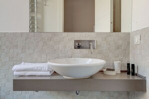 淋浴设施、吹风机、坐浴桶、毛巾