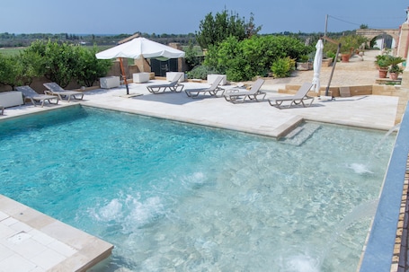 Seasonal outdoor pool. Masseria Bufolaria