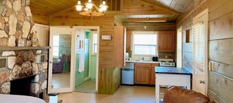 Cabin 2 on beautiful Grand lake! Great for fishing, swimming and boating.